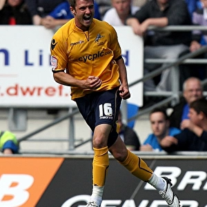Millwall's Scott Barron Scores First Goal Against Cardiff City in Npower Championship (25-09-2010)