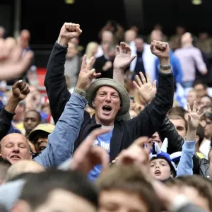 Millwall's Sea of Lions: Play-Off Final at Wembley Against Swindon Town (Millwall Fans)