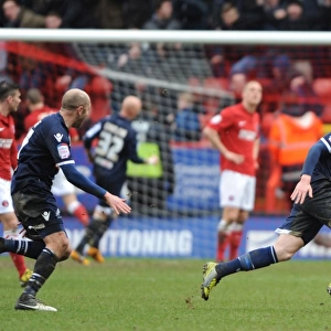 Millwall's Shane Lowry Scores Second Goal Against Charlton Athletic in Npower Championship Match
