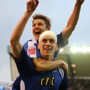 Millwall FC Print - Steve Morison Goal Celebration Millwall FC Print - Steve Morison Goal Celebration