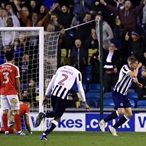 Millwall's Steve Morison Scores Third Goal Against Charlton Athletic in Sky Bet League One Match at The Den