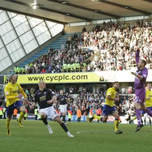 Millwall FC Print - Steve Morison Goal Against Cardiff City