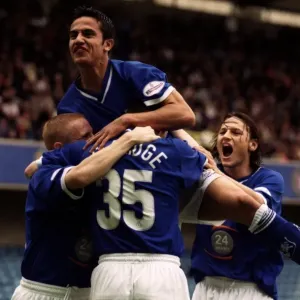 Millwall FC Print: Tim Cahill Celebrates Opening Goal