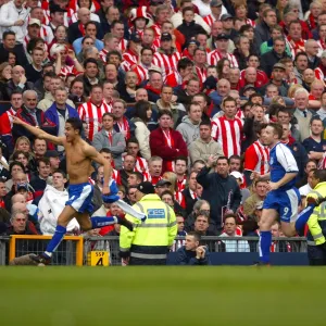 Millwall's Tim Cahill Scores the Winning Goal in FA Cup Semi-Final Against Sunderland (April 2004)