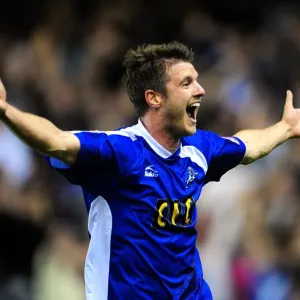 Milwall's Schofield Celebrates Dramatic Goal in Coca-Cola Football League One Play-Off Semi-Final vs. Huddersfield Town (The New Den) Milwall's Schofield Celebrates Dramatic Goal in Coca-Cola Football League One Play-Off Semi-Final vs. Huddersfield Town (The New Den)