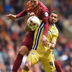 Play-Off Showdown: Proctor vs. Edwards - Bradford City vs. Millwall's Intense Battle for Possession