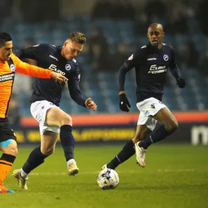 Sky Bet Championship Photographic Print Collection: Sky Bet Championship - Millwall v Brighton and Hove Albion - The Den