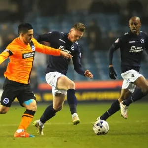 Sky Bet Championship - Millwall v Brighton and Hove Albion - The Den Sky Bet Championship - Millwall v Brighton and Hove Albion - The Den