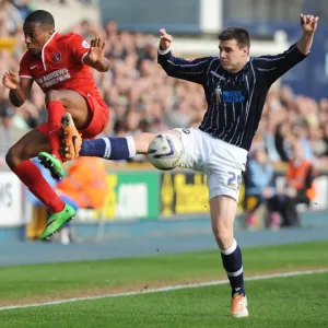 Sky Bet Championship Prints: Sky Bet Championship : Millwall V Charlton Athletic : The Den : 15-03-2014