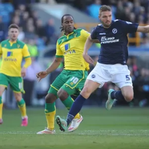 Sky Bet Championship - Millwall v Norwich City - The Den Sky Bet Championship - Millwall v Norwich City - The Den