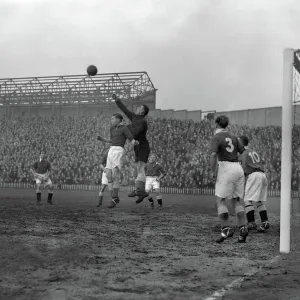 Vintage Soccer Print - Millwall v Leicester City at The Den Vintage Soccer Print - Millwall v Leicester City at The Den