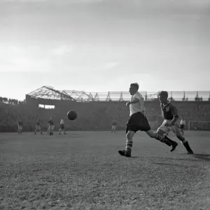 Vintage Soccer Print - Millwall v Sheffield Wednesday Action Scene Vintage Soccer Print - Millwall v Sheffield Wednesday Action Scene