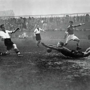 Vintage Soccer Print - Millwall v Notts County at The Den Vintage Soccer Print - Millwall v Notts County at The Den
