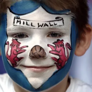 Young Millwall Fan's Thrill at the AXA FA Cup Final: Manchester United vs. Millwall