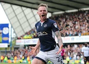 Sky Bet Championship - Millwall v Leeds United - The Den Collection: Aiden O'Brien Scores First Goal: Millwall's Triumph over Leeds United in Sky Bet Championship