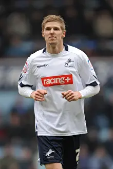 Season 2011-12 Prints: Andrew Keogh Scores the Winning Goal Against West Ham United at Upton Park (Npower Championship)