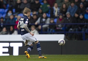 Andy Keogh Scores Penalty for Millwall against Bolton Wanderers in Npower Championship (Reebok Stadium, 12-01-2013)