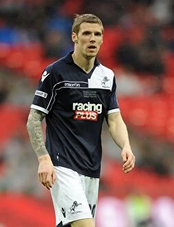 Images Dated 13th April 2013: Andy Keogh's Thrilling FA Cup Semi-Final Performance: Millwall vs Wigan Athletic at Wembley