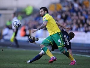 Sky Bet Championship - Millwall v Norwich City - The Den Collection: Battle at The Den: Millwall vs. Norwich City, Sky Bet Championship