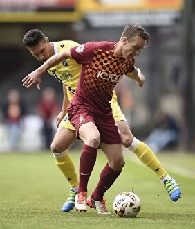 Images Dated 15th May 2016: Bradford City vs. Millwall: Intense Rivalry in the Sky Bet League One Play-Offs (Season 2015-16)