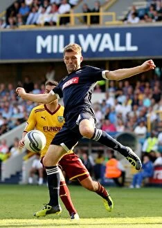 Images Dated 1st October 2011: Chasing the Championship: Rodriguez vs. Ward - Millwall vs. Burnley, The Den (2011)