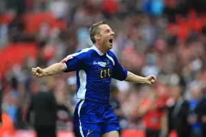 The Glory of Millwall: Neil Harris's Triumphant Celebration at Wembley after Securing Promotion to League One