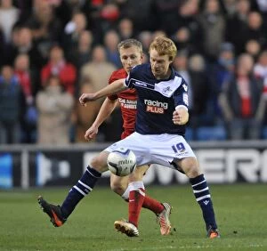 Images Dated 1st December 2012: Intense Rivalry: Millwall vs Charlton Athletic in Npower Championship Clash at The Den
