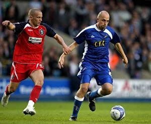 Images Dated 18th May 2010: Intense Rivalry: Smith vs. Clarke in the Coca-Cola Football League One Play-Off Semi-Final