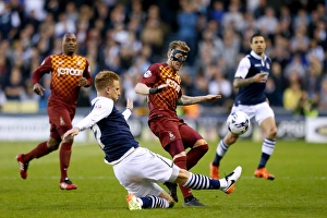 Intense Rivalry: Webster vs. Clarke in the Sky Bet League One Play-Off Semi-Final Clash between Millwall and Bradford City