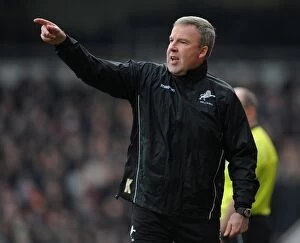 Images Dated 4th February 2012: Kenny Jackett Leads Millwall at Upton Park Against West Ham United in Championship Clash