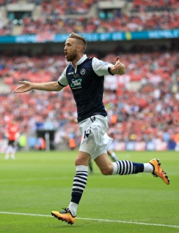 Mark Beevers Scores the Thrilling Opener: Millwall's Play-Off Final Victory at Wembley (2015-16, Barnsley vs Millwall)