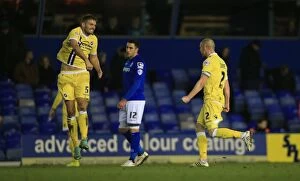 Sky Bet League Championship - Birmingham City v Millwall - St. Andrew's Collection: Millwall Celebrate 1-0 Victory Over Birmingham City: Hooiveld