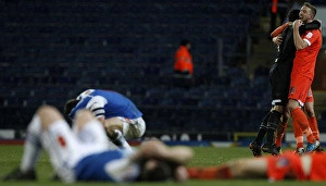 Season 2012-13 Prints: Millwall Celebrates FA Cup Quarter Final Victory over Blackburn Rovers at Ewood Park