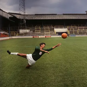 Millwall FC Goalkeeper Brian King at July 1969 Photocall - Football League Division Two