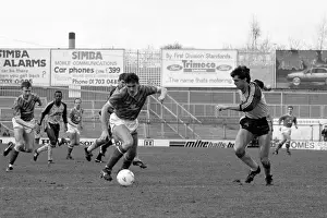 Millwall vs Arsenal: Intense Moment in the Barclays League Division One - Cascarino vs O'Leary