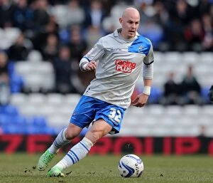 Images Dated 6th April 2013: Millwall vs Birmingham City: Npower Championship Clash at St. Andrew's - Richard Chaplow in Action
