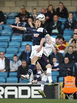 Season 2012-13 Prints: Millwall vs. Blackburn Rovers: A Battle for Championship Possession - The Den
