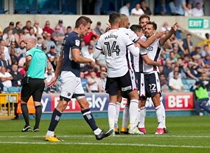 Images Dated 12th August 2017: Millwall vs Bolton Wanderers in Sky Bet Championship: Filipe Morais Scores First Goal for Bolton