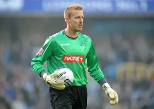 Millwall vs. Bristol City: Steve Mildenhall in Action at The Den - Npower Championship 2011-2012
