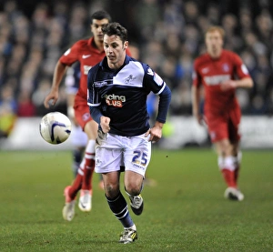 Millwall vs Charlton Athletic: Adam Smith in Action at The Den during Npower Championship Match, 2012