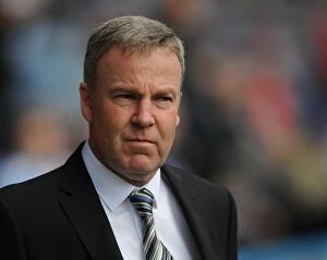 Images Dated 20th April 2013: Millwall vs. Huddersfield Town: Kenny Jackett Leads The Lions at John Smith's Stadium