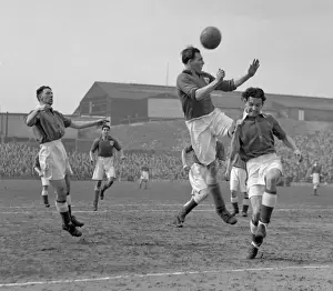 Millwall vs Leeds United: Albert Wakefield's Header Attempt at The Den