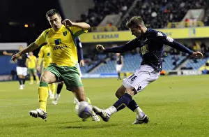 Millwall vs Norwich City: A Championship Battle at The New Den - Scott Barron vs Russell Martin
