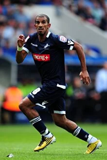 Images Dated 13th August 2011: Millwall vs Nottingham Forest: Hameur Bouazza at The Den - Npower Championship Clash (13-08-2011)