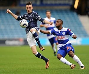 Images Dated 19th October 2013: Millwall vs. Queens Park Rangers: Sky Bet Championship Clash at The New Den - Scott Malone