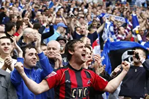 Millwall V Swindon League One Play-off Final Prints: Millwall vs Swindon Town: A Passionate Battle at Wembley - Coca-Cola Football League One Play-Off Final