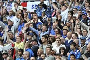 Millwall vs Swindon Town: Play-Off Final at Wembley - A Sea of Lions Fans