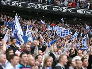 Millwall V Swindon League One Play-off Final Prints: Millwall vs Swindon Town Play-Off Final at Wembley: A Sea of Supporters (The Fans)