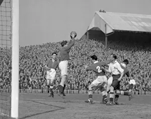 Framed Print : Millwall vs. Tottenham Hotspur: Dramatic Save by Millwall Goalkeeper Malcolm Finlayson in League Division Two Framed Print : Millwall vs. Tottenham Hotspur: Dramatic Save by Millwall Goalkeeper Malcolm Finlayson in League Division Two