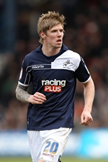 Millwall's Andy Keogh Scores in FA Cup Fifth Round Clash Against Luton Town at Kenilworth Road